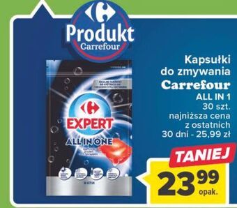 Carrefour Kapsułki do zmywania all in one carrefour expert oferta
