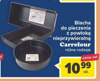 Carrefour Blacha do pieczenia z powłoką nieprzywieralną prostokątna carrefour oferta