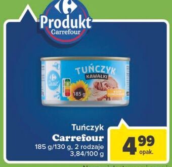 Carrefour Tuńczyk kawałki w oleju carrefour classic oferta