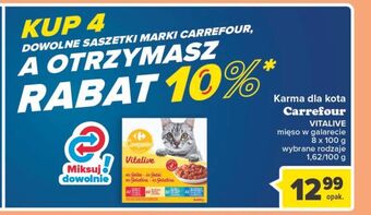 Carrefour Karma dla kota vitalive carrefour companino oferta