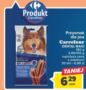 Carrefour Przysmak dla psa triple action carrefour oferta