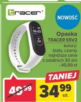 Carrefour Opaska s5v2 czarna tracer oferta
