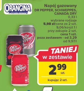 Carrefour Napój zero dr pepper oferta