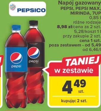 Carrefour Napój orange mirinda oferta