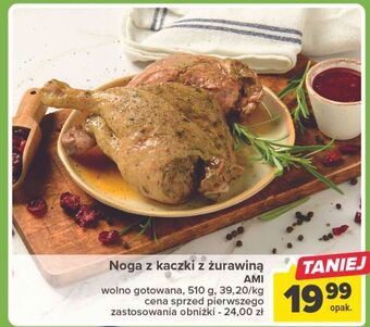 Carrefour Noga z kaczki sosem żurawinowym ami oferta