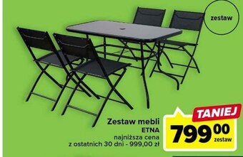 Carrefour Market Zestaw mebli ogrodowych oferta