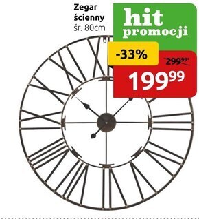 Black Red White Zegar ścienny oferta