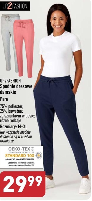 ALDI Spodnie dresowe up2fashion oferta