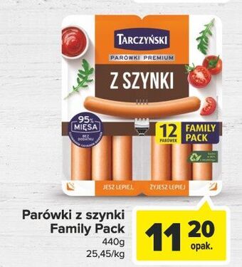 Carrefour Parówki z szynki tarczyński oferta