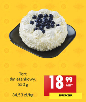 Biedronka Tort śmietankowy 550g oferta