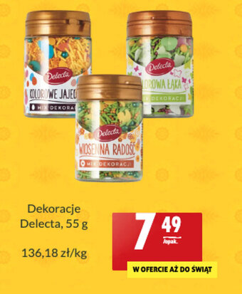 Biedronka Delecta Dekoracje 55g oferta