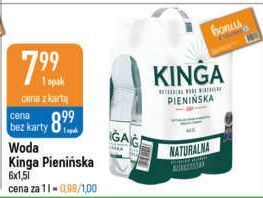 E.Leclerc Woda naturalna kinga pienińska oferta