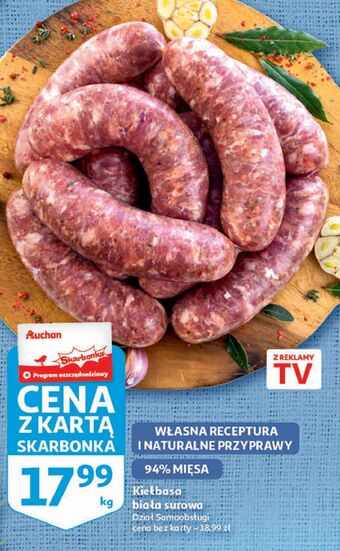 Auchan Kiełbasa biała surowa oferta