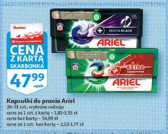 Auchan Kapsułki do prania revita black ariel all in 1 oferta