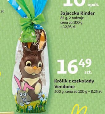 Auchan Królik z czekolady vendome oferta
