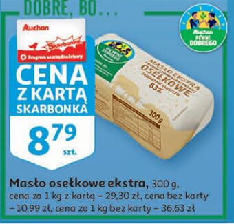 Auchan Masło osełkowe extra auchan pewni dobrego oferta