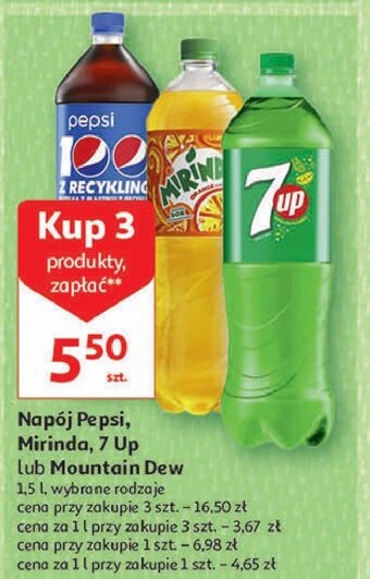 Auchan Napój orange mirinda oferta