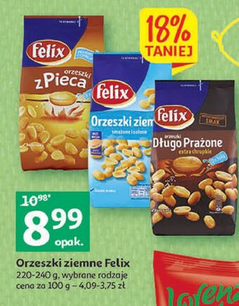 Auchan Orzeszki z pieca solą felix oferta