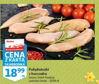 Auchan Polędwiczki z kurczaka oferta