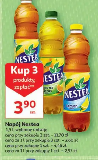 Auchan Herbata mrożona green tea citrus nestea oferta