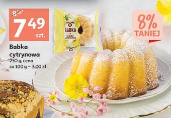 Auchan Babka cytrynowa dan cake oferta