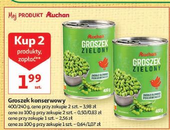 Auchan Groszek konserwowy auchan oferta