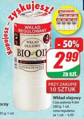 Dino Wkład olejowy 4d bio oil oferta