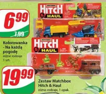 Dino Pojazd z akcesoriami hitch & haul matchbox oferta