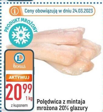 E.Leclerc Mintaj polędwica mrożona oferta
