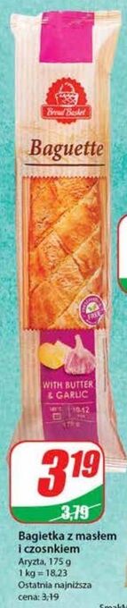Dino Bagietka z masłem czosnkowym bread basket oferta