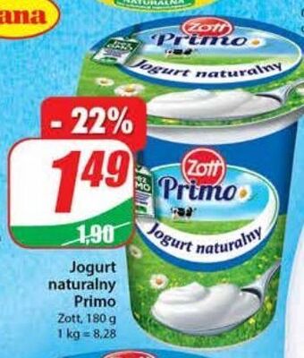 Jogurt naturalny zott primo