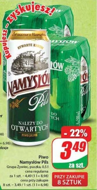 Piwo namysłów pils