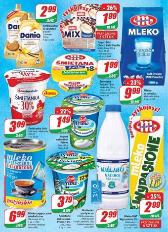Dino Serek wanilia saszetka danone danio oferta