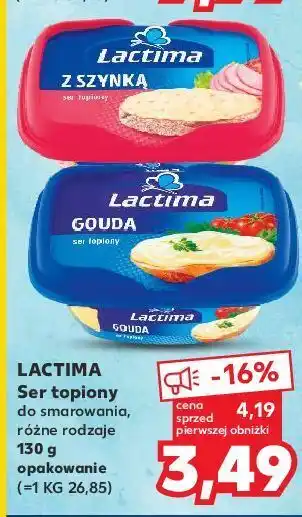 Kaufland Ser topiony gouda - pudełko lactima oferta