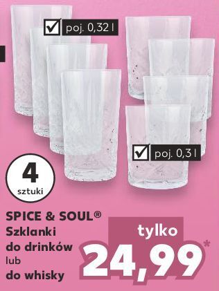 Kaufland Szklanki 320 ml spice&soul oferta