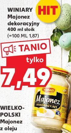 Kaufland Majonez dekoracyjny winiary oferta
