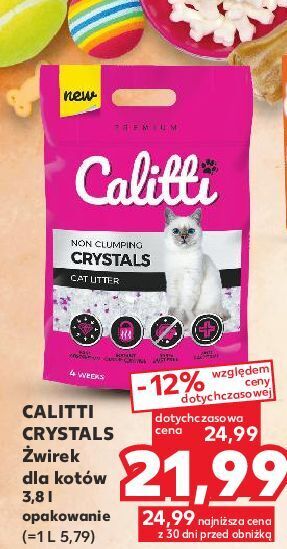 Kaufland Żwirek silikonowy calitti oferta