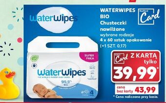 Kaufland Chusteczki nawilżane czystą wodą waterwipes oferta