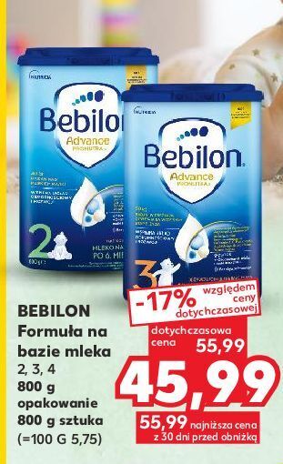 Kaufland Mleko 4 bebilon advance pronutra oferta