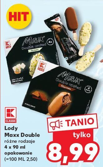 Kaufland Lody pistacjowe k-classic maxx oferta