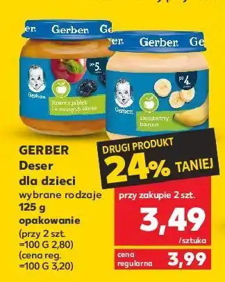 Kaufland Deserek delikatny banan gerber oferta