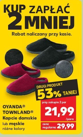 Kaufland Kapcie damskie 36-41 oyanda oferta