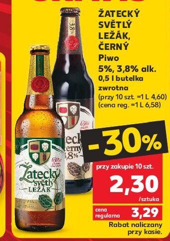 Kaufland Piwo zatecky cerny oferta