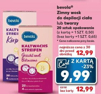 Kaufland Wosk do depilacji twarzy bevola oferta