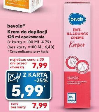Kaufland Krem do depilacji bevola oferta
