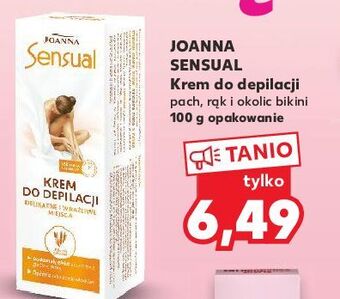 Kaufland Krem do depilacji delikatne i wrażliwe miejsca mleczko owsiane joanna sensual oferta