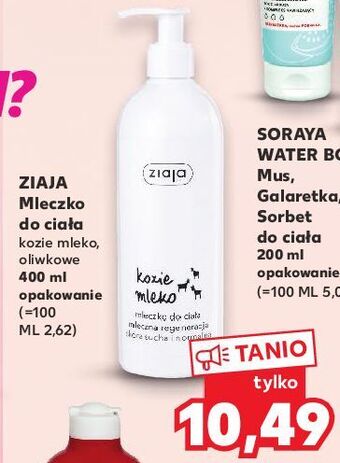Kaufland Mleczko do ciała ziaja kozie mleko oferta