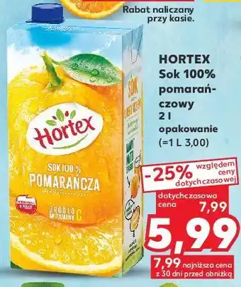 Kaufland Nektar pomarańczowy hortex oferta