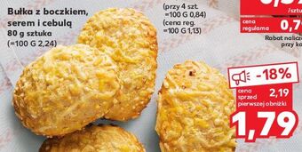 Kaufland Bułka z boczkiem serem i cebulą oferta