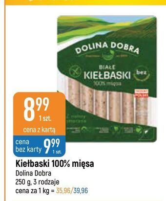 E.Leclerc Kiełbaski białe dolina dobra oferta